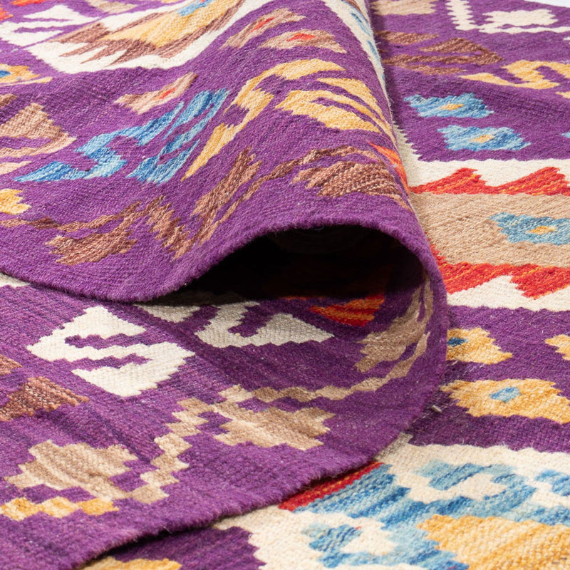 Kelim Rug - Splash - 256 x 178 cm - multicolored