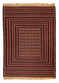 Kelim Rug - Oriental - 180 x 133 cm - dark red