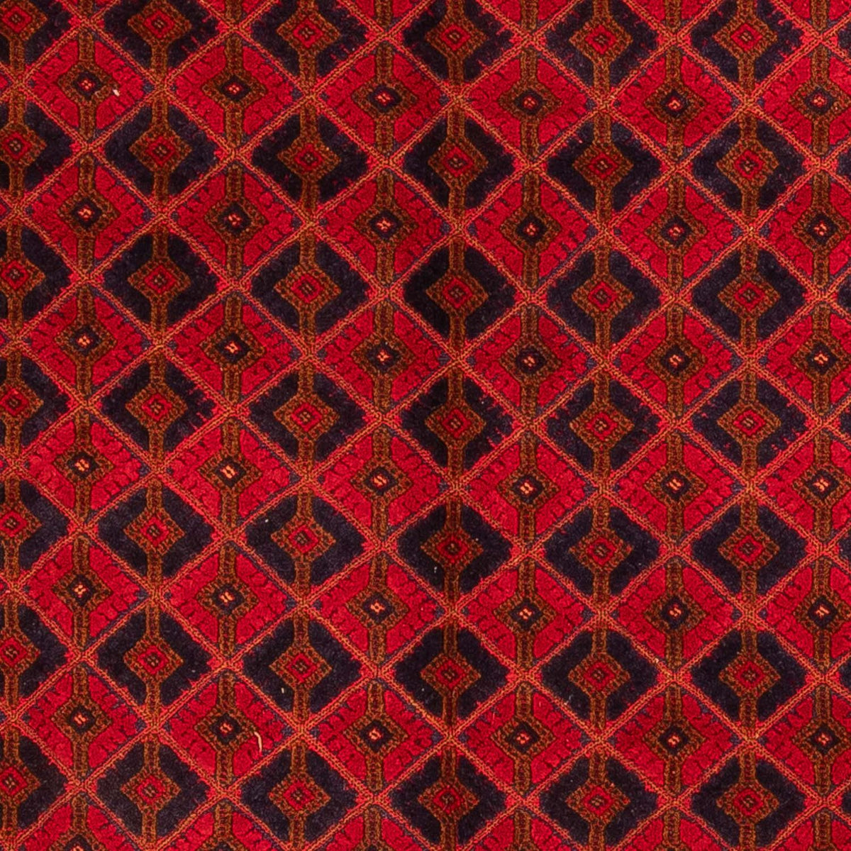 Turkaman Rug - 190 x 153 cm - dark red