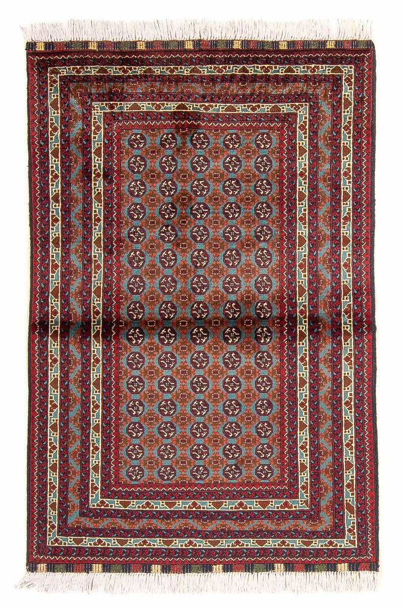 Afghan Rug - Bukhara - 150 x 100 cm - multicolored