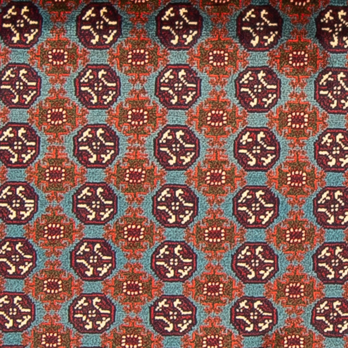 Afghan Rug - Bukhara - 150 x 100 cm - multicolored