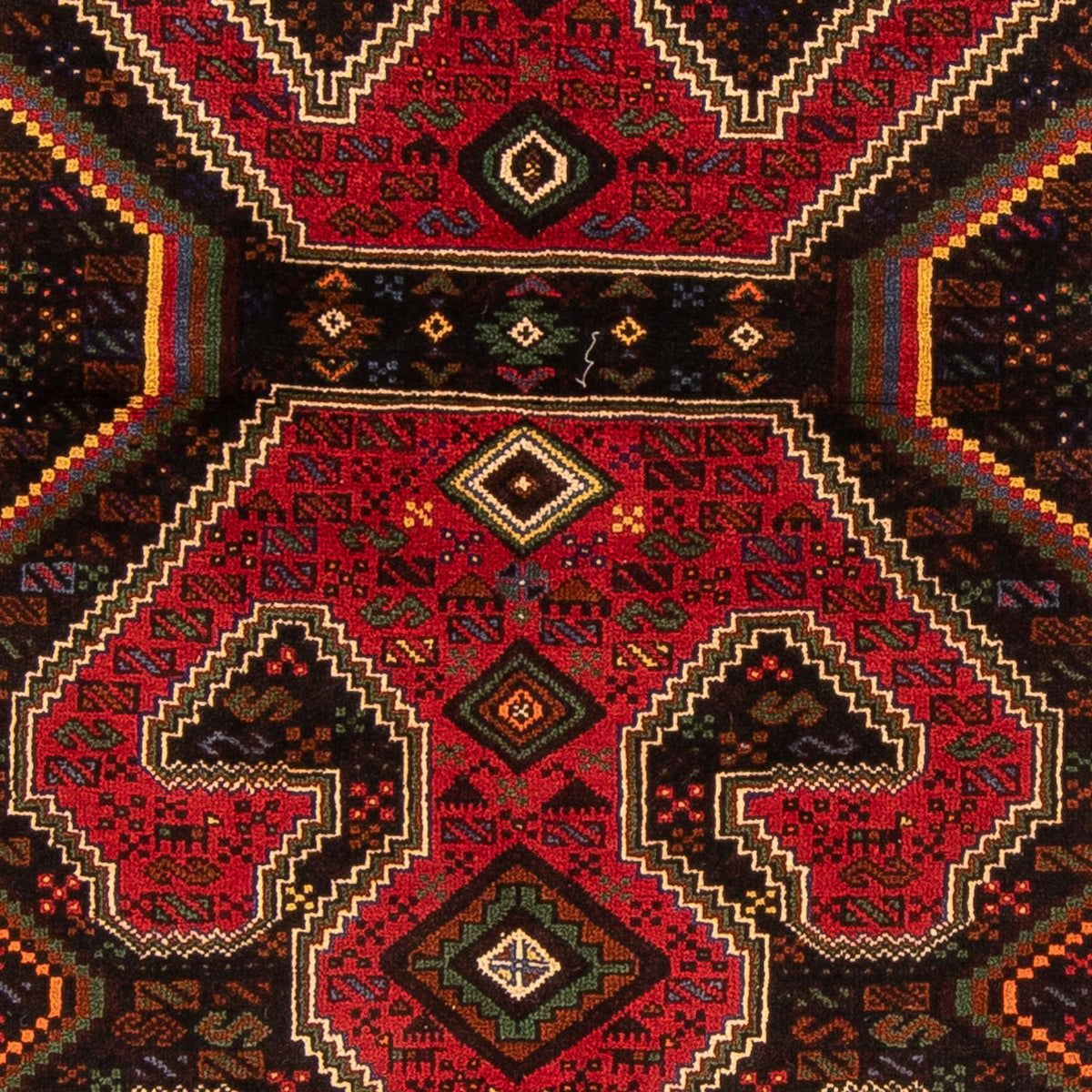 Runner Belutsch Rug - 214 x 115 cm - multicolored