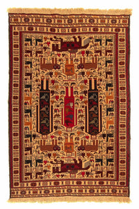 Kelim Rug - Oriental - 197 x 129 cm - light brown