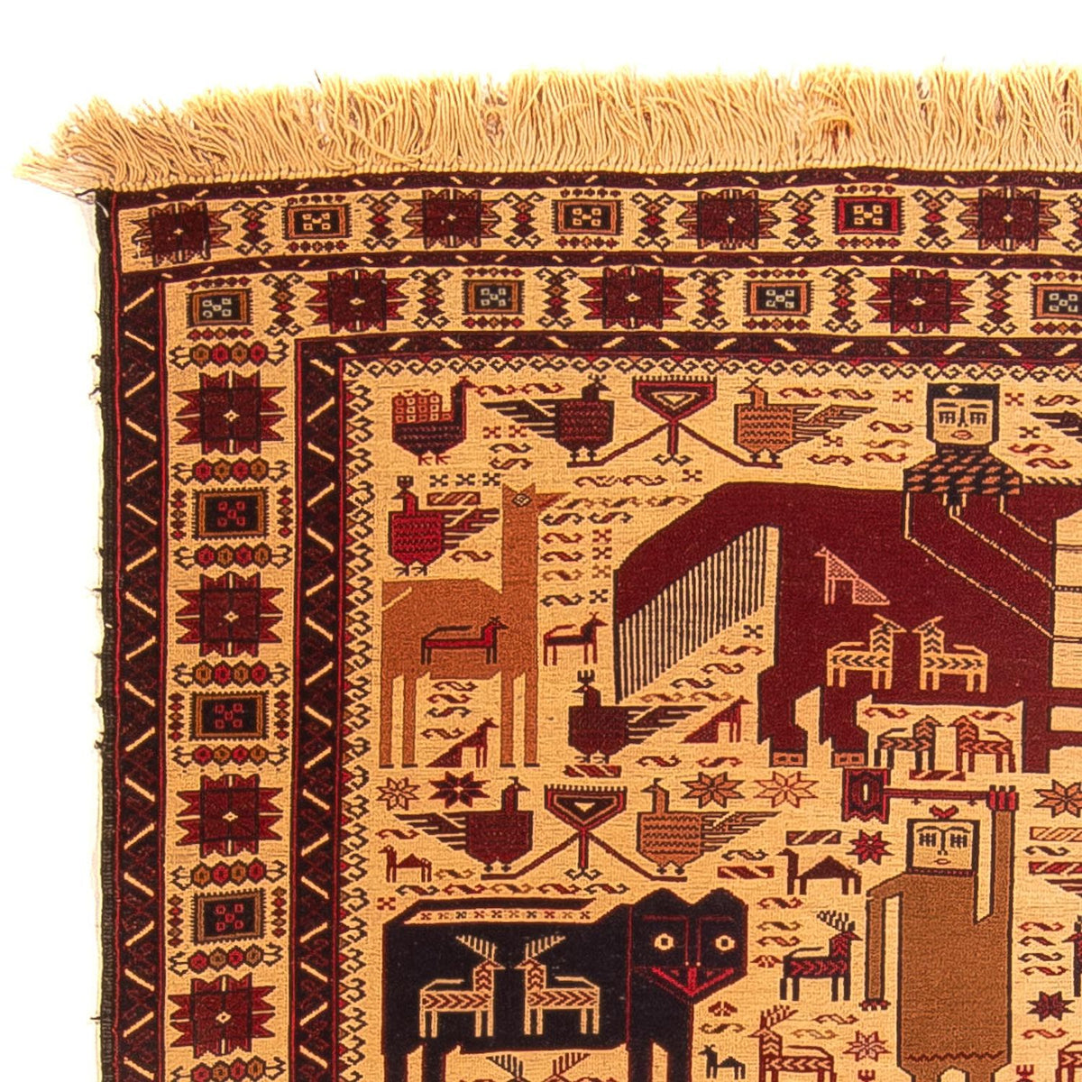 Kelim Rug - Oriental - 194 x 124 cm - light brown