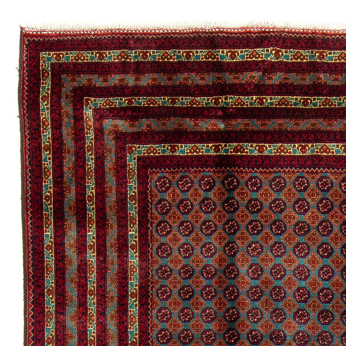 Afghan Rug - Bukhara - 288 x 198 cm - multicolored