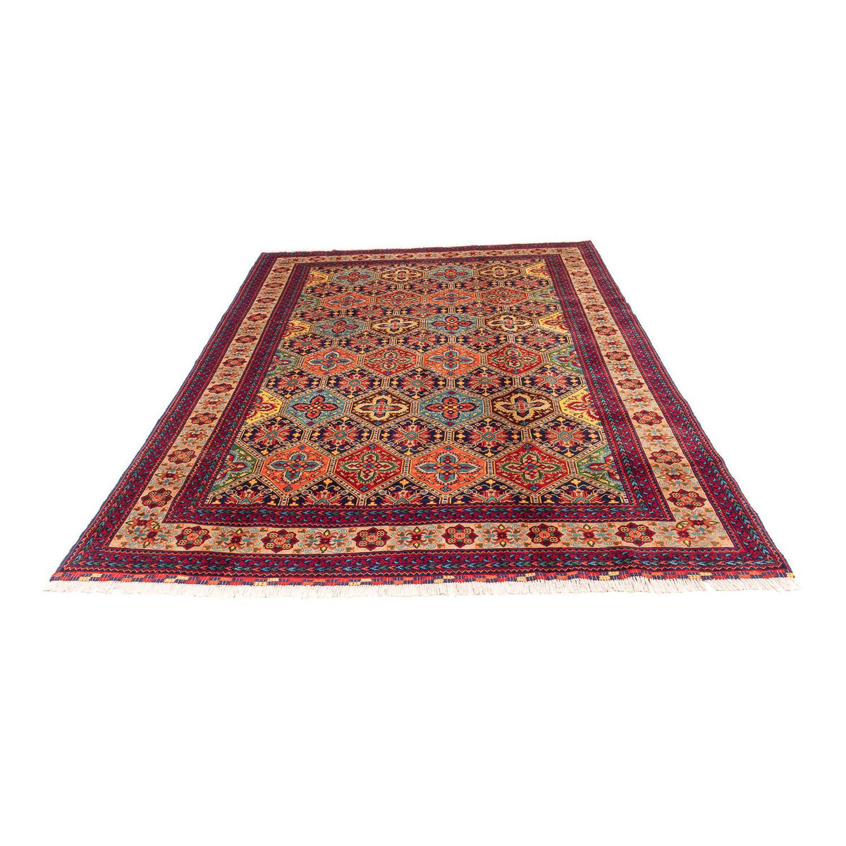 Afghan Rug - 299 x 192 cm - multicolored