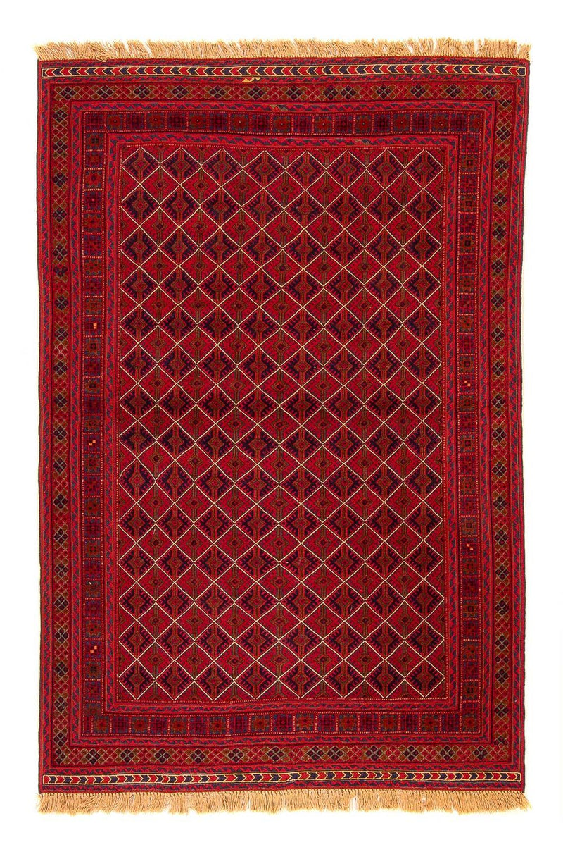 Kelim Rug - Oriental - 196 x 136 cm - dark red