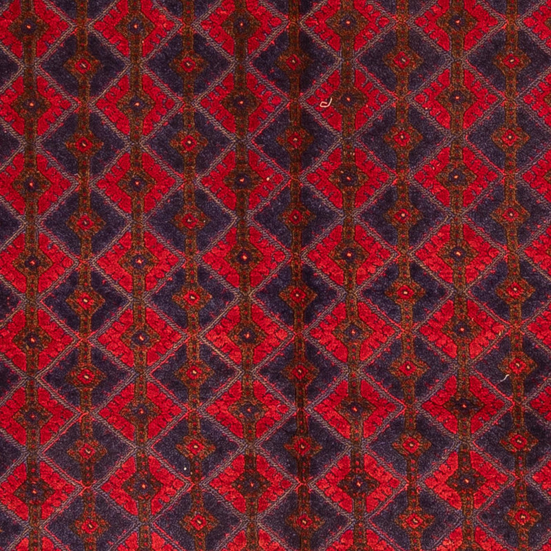 Kelim Rug - Oriental square  - 187 x 158 cm - dark red