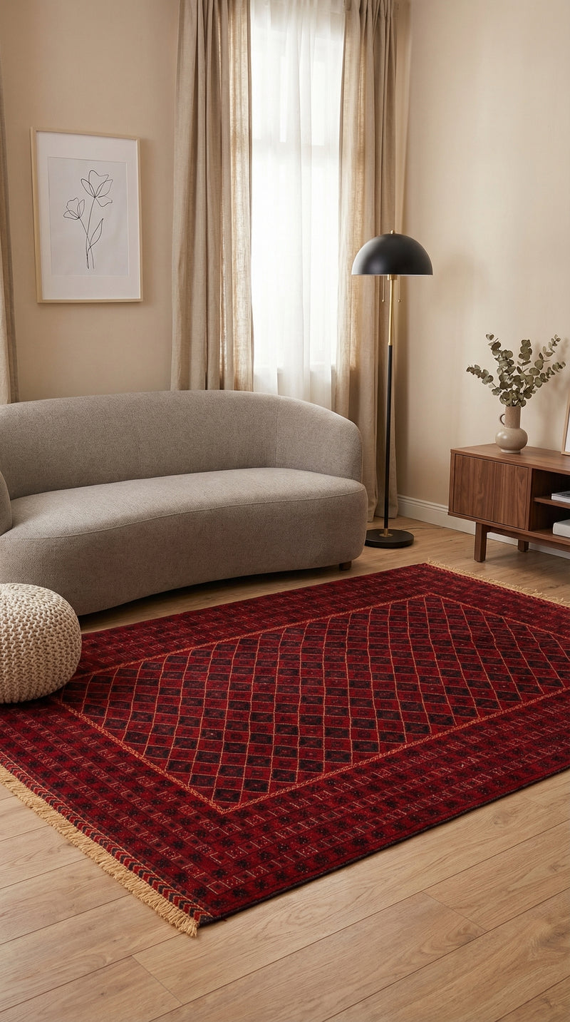 Kelim Afghan Teppich 289x205cm
