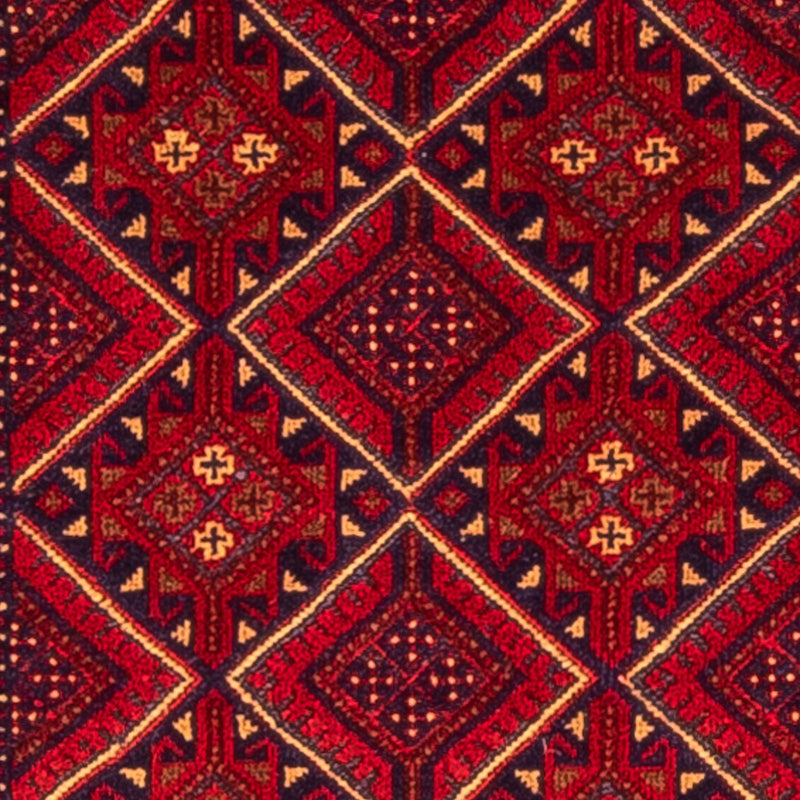 Runner Kelim Rug - Oriental - 279 x 81 cm - dark red