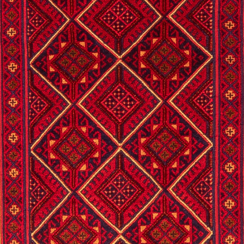 Runner Kelim Rug - Oriental - 280 x 69 cm - dark red