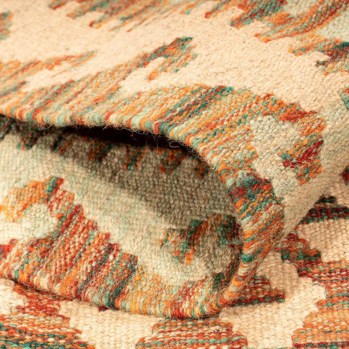 Kelim Rug - Splash - 155 x 98 cm - multicolored