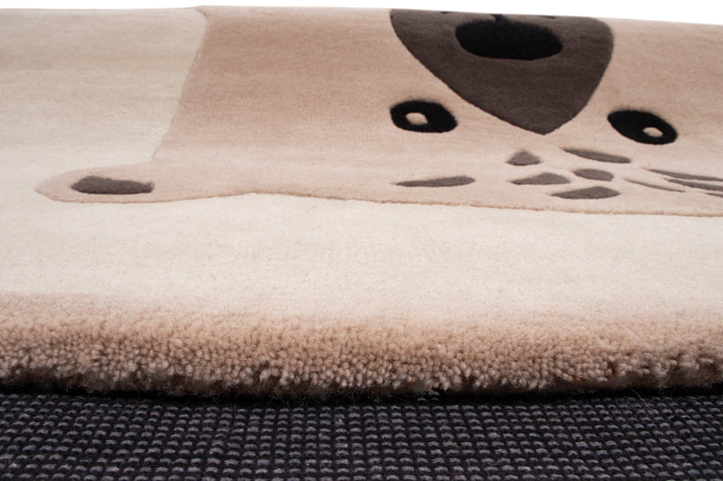 Children's Rug Bär Polarlichter Pracht - Wool Rug