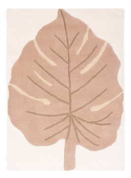 Monstera Leaf Wool Rug