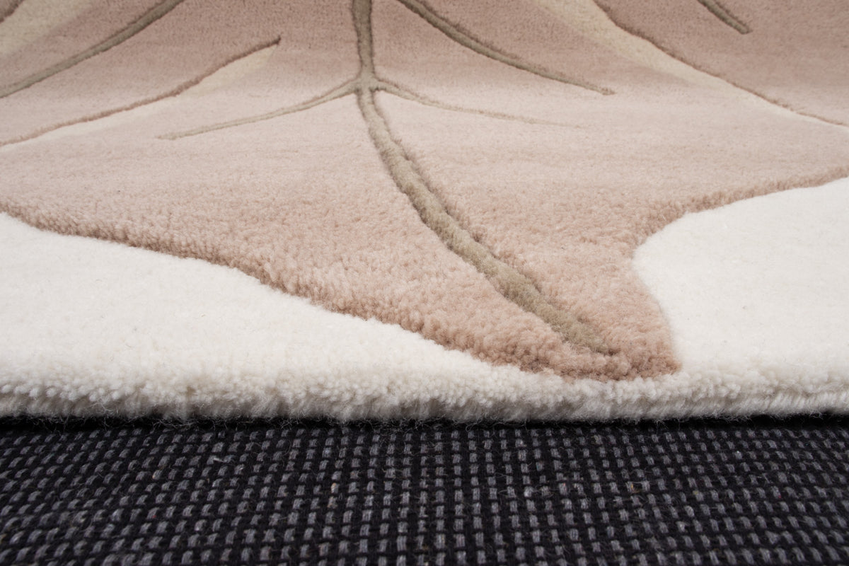 Monstera Leaf Wool Rug