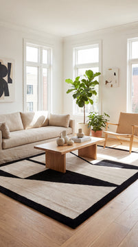 Wool Rug - Boho Flair - rectangle