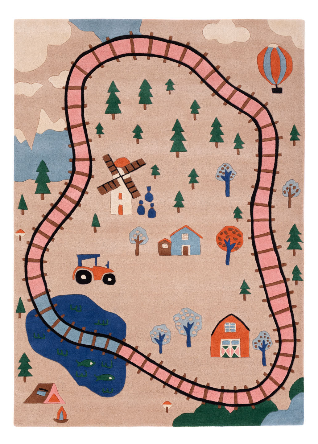 Train Kids Rug