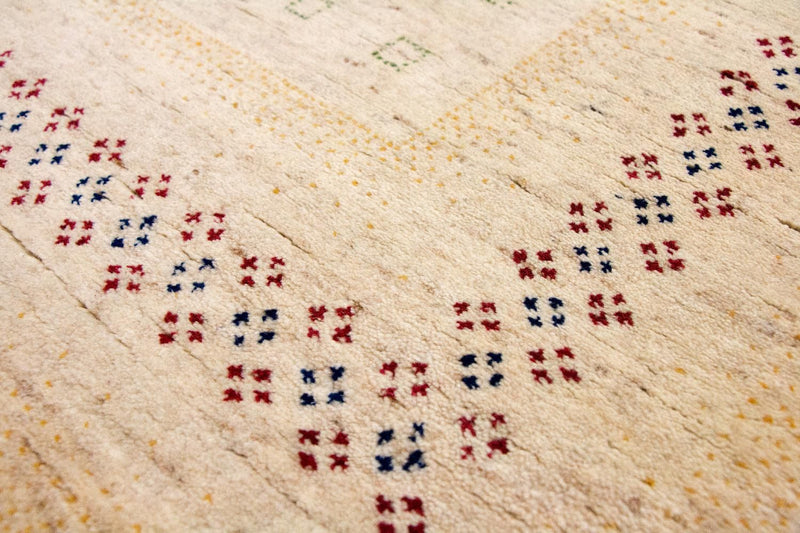Gabbeh Rug - Loribaft Perser - 400 x 300 cm - beige