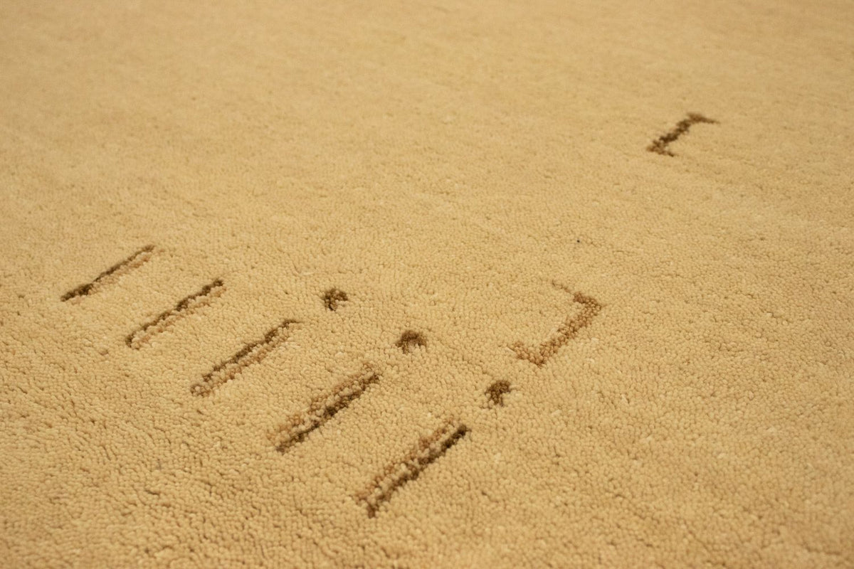 Runner Gabbeh Rug - Softy - 240 x 80 cm - light brown