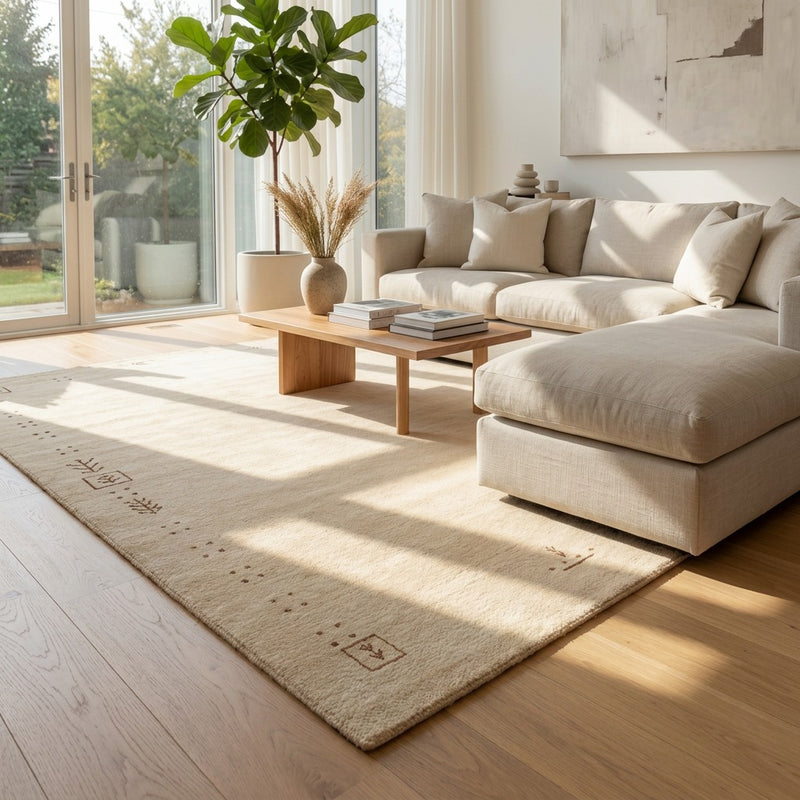 Indo Gabbeh Rug Fenth - Wool Rug