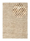 Wool Rug Mosaik - Wool Rug - Rectangle / Beige / 80 x 150 cm Rectangle