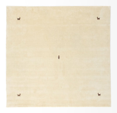 Indo Gabbeh Rug Sahara - Wool Rug