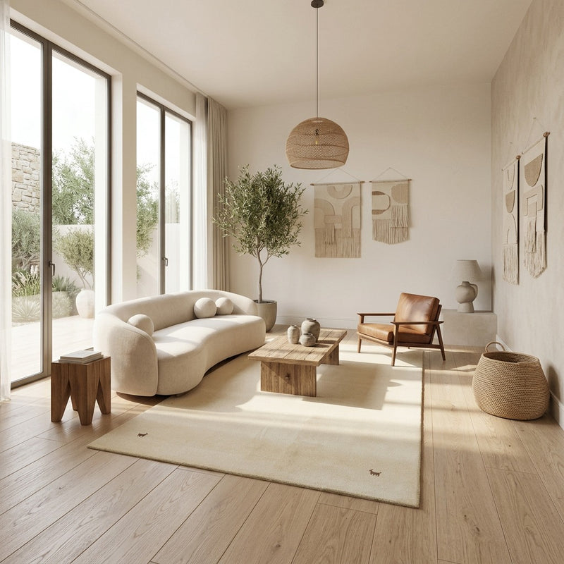 Indo Gabbeh Rug Sahara - Wool Rug