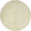 Nepal Rug round  - 150 x 150 cm - beige