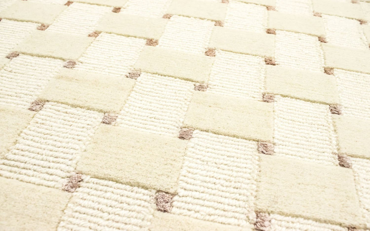 Nepal Rug round  - 150 x 150 cm - beige