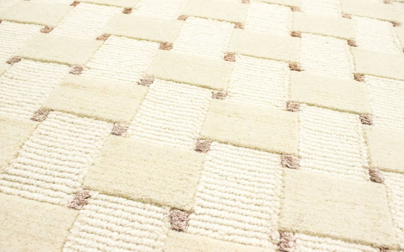 Nepal Rug round  - 150 x 150 cm - beige