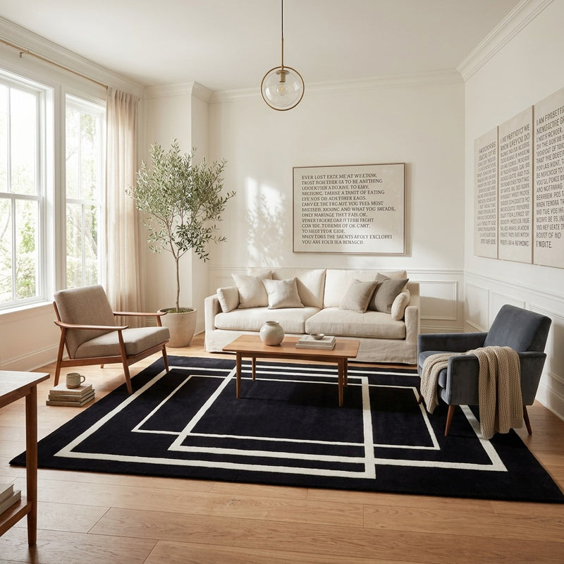Designer Rug Minimalistic Motis - Designerteppich