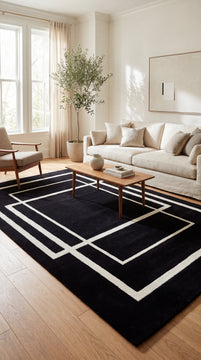 Designer Rug - Minimalistic Motis - rectangle