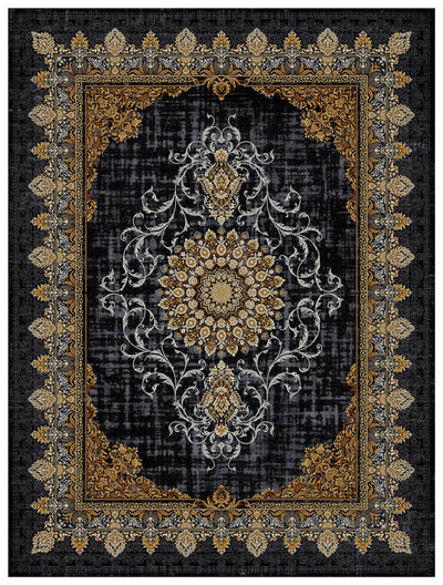 Oriental Woven Rug Saffron Sensations