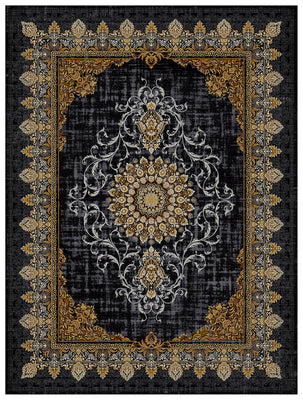 Oriental Woven Rug - Saffron Sensations - rectangle