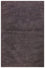 Low-Pile Rug - 180 x 120 cm - black