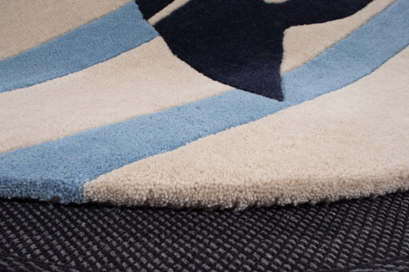 Cat Kids Rug Round