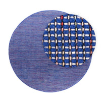 Kelim Rug - Trendy round  - 200 x 200 cm - blue