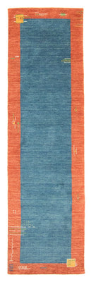 Runner Gabbeh Rug - Indus - 200 x 80 cm - blue