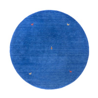 Gabbeh Rug - Softy round  - 250 x 250 cm - blue