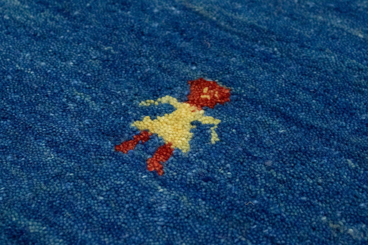 Gabbeh Rug - Indus - 300 x 250 cm - blue