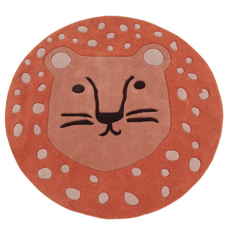 Lion Kids Rug Round