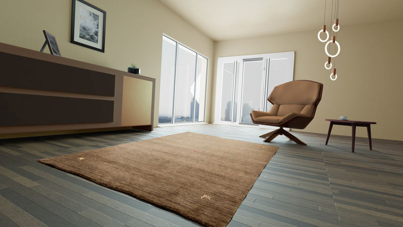 Gabbeh Rug - Indus - 250 x 200 cm - brown