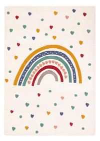 Rainbow Hearts Kids Rug – product image