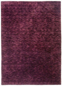 Wool Rug - 169 x 123 cm - purple