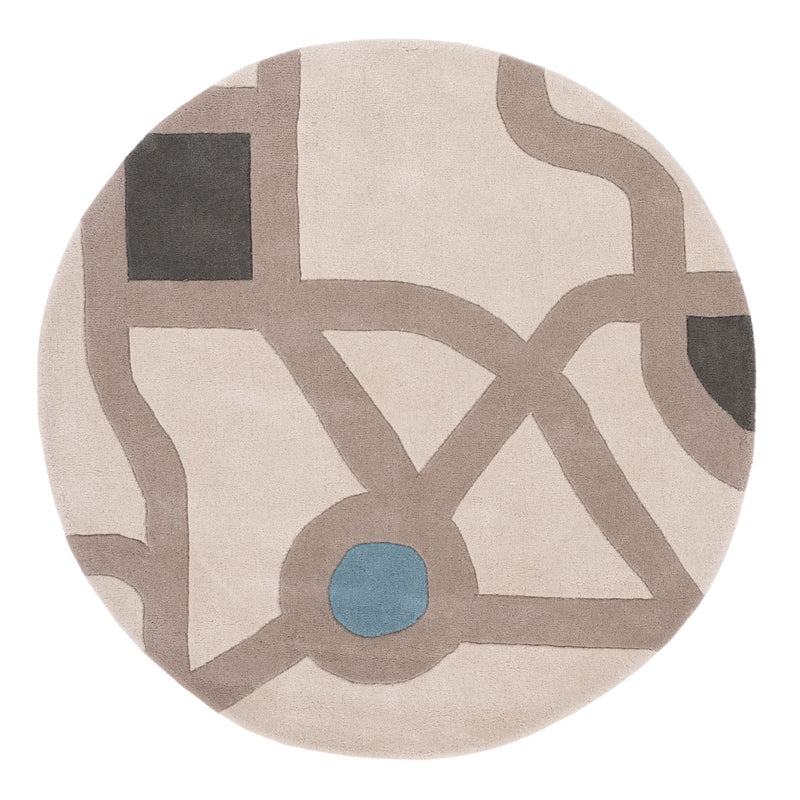 City Play Street Kids Rug Round