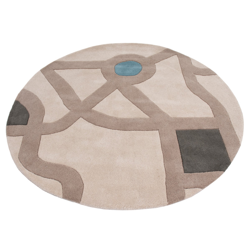 City Play Street Kids Rug Round