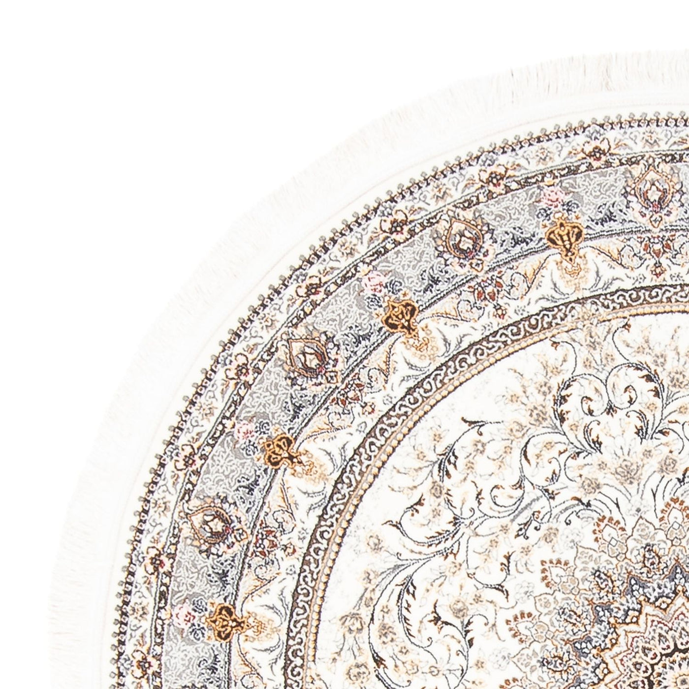 Oriental Woven Rug - Beauty Array - round