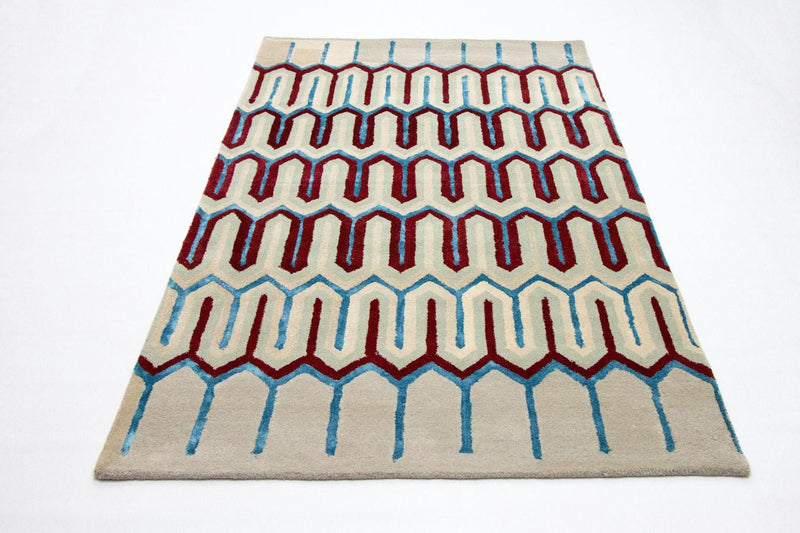 Designer Rug - 241 x 156 cm - beige