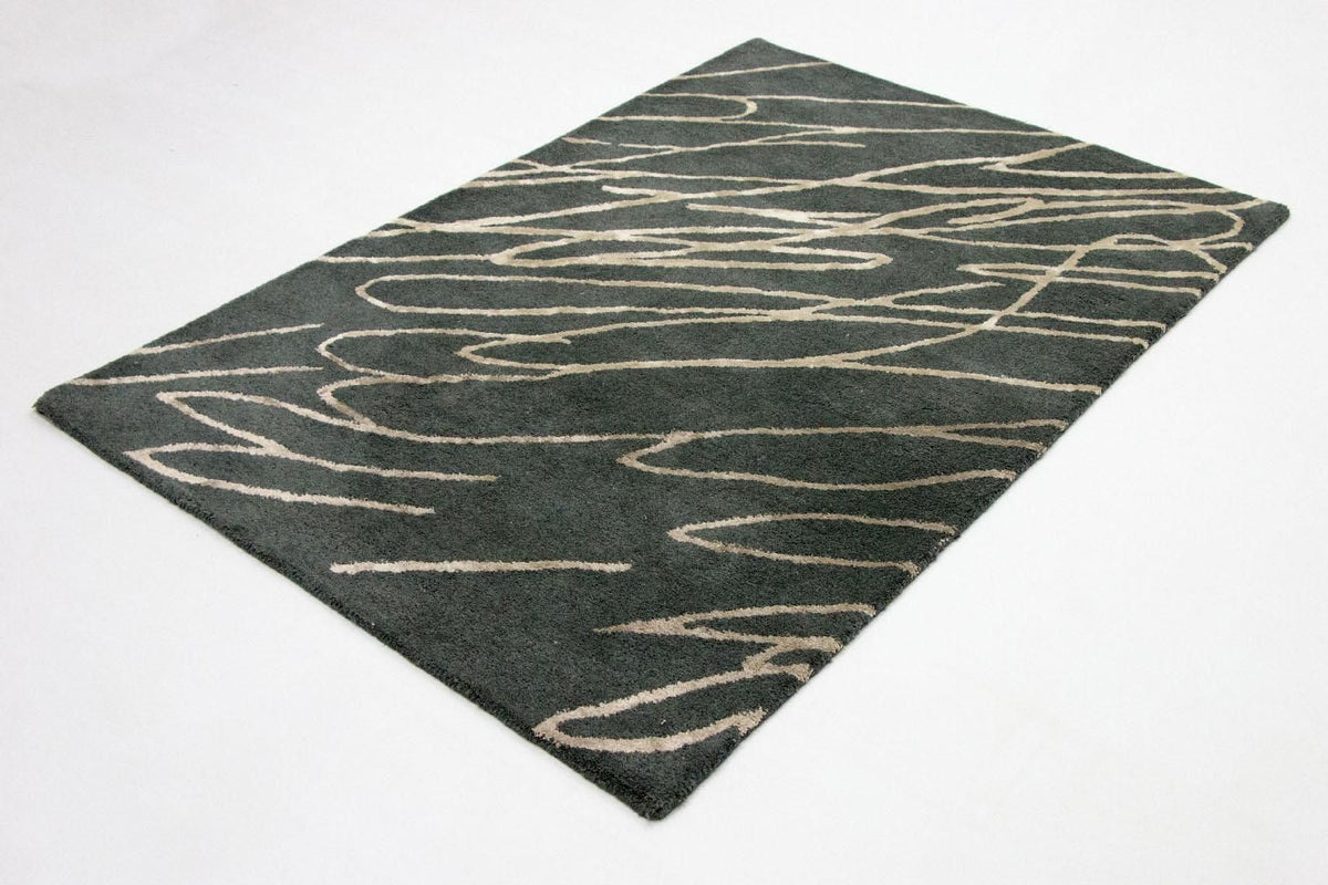 Designer Rug - 180 x 121 cm - blue