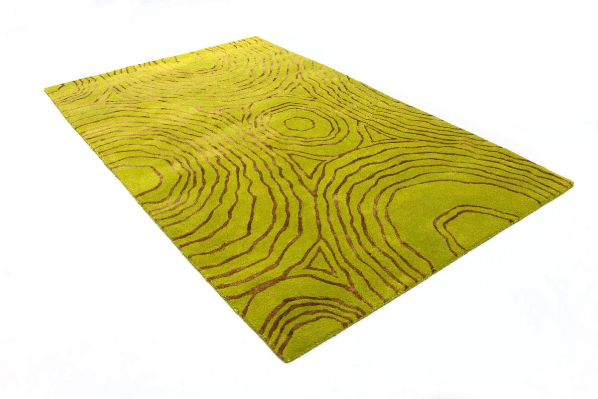 Designer Rug - 241 x 152 cm - light green
